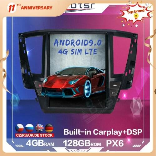 Android 9.0 Car GPS Navigation 128G For MITSUBISHI PAJERO Sport 2020 Auto Stereo HeadUnit Multimedia Player Radio Tape Recorder