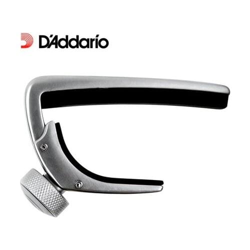 D'addario Planet Waves PW-CP-02 NS Guitar Capo, Black or Silver Capotraste