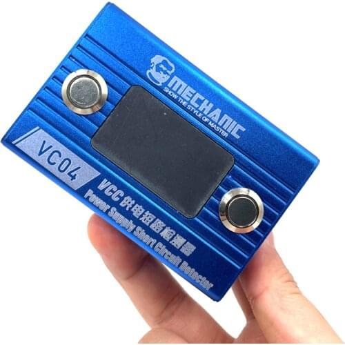 MECHANIC VC04 Short Circuit Detector 1.2V 1.8V 3.0V 3.8V Output Voltage 25A VCC Power Supply Phone Repair Shortkiller
