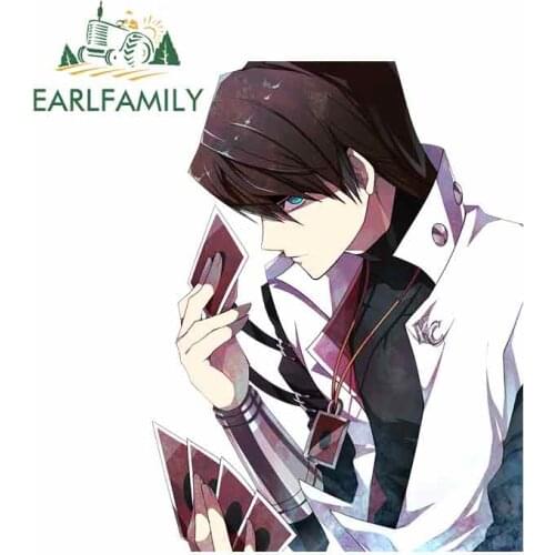 EARLFAMILY 13cm x 9.8cm for Yu-Gi-Oh Auto Decal DIY Anime Graffiti Sticker Repair Car Sticker Suitable for Fold GTR EVO SX