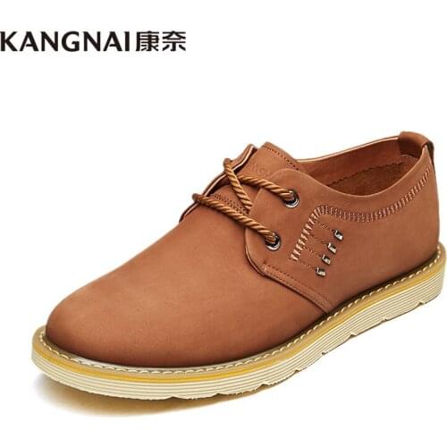 KANGNAI Mens Oxfords