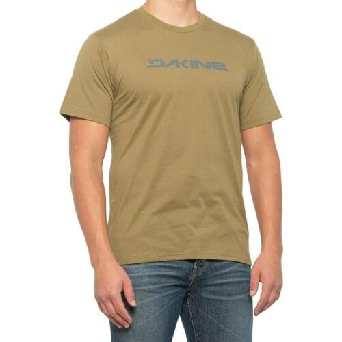 Dakine Mens Da Rail Wordmark T Shirt Olive Drab Size Small