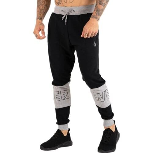 YEMEKE Autumn Winter Fitness Men Gyms Pants Fashion Cotton Pencil Pants Bodybuilding Trousers High Quality Jogger Pants