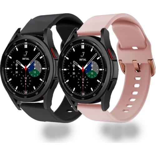 Silicone Sport Strap For Samsung Galaxy Watch 4 Classic 42mm 46mm Bracelet 20mm 22mm Wrist Band For Galaxy Watch4 40mm 44mm band