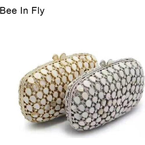 Luxury Crystal Evening Bags Designer Clutches Wedding Party Clutch Women Bags Bridal Wedding Party Hand Bags Bolsas Feminina