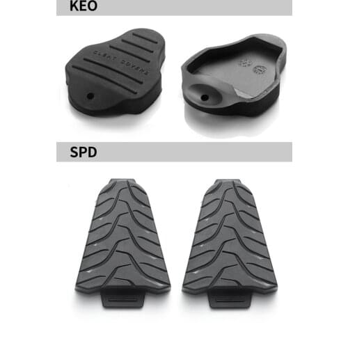 Richy 1 Pair Road Bike Pedal Cleat Self-Locking Pedal Compatible With LooK KEO Shimano SPD Lock piece protective sleeve