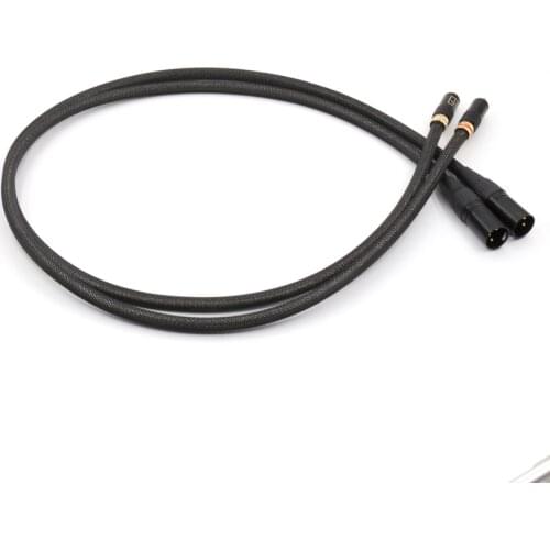 Pair QED Signature Silver Plated interconnet cable, WBT-0144 RCA Plug to XLR male connector plug extension cable,signal wire