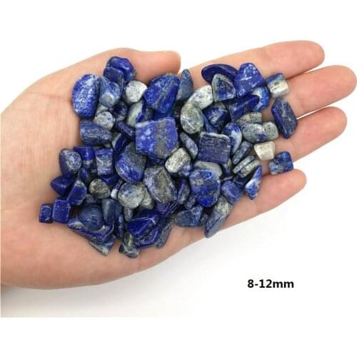 50g Beautiful Natural Blue Lapis Lazuli Quartz Crystal Polished Gravel Stones Specimen Decoration Natural Quartz Crystals