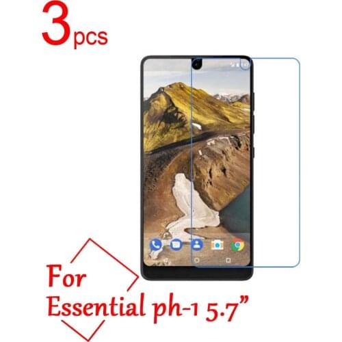 3pcs Ultra Clear/Matte/Nano anti-Explosion HD LCD Screen Protector Film Cover For Essential phone ph-1 Protective Film +cloth