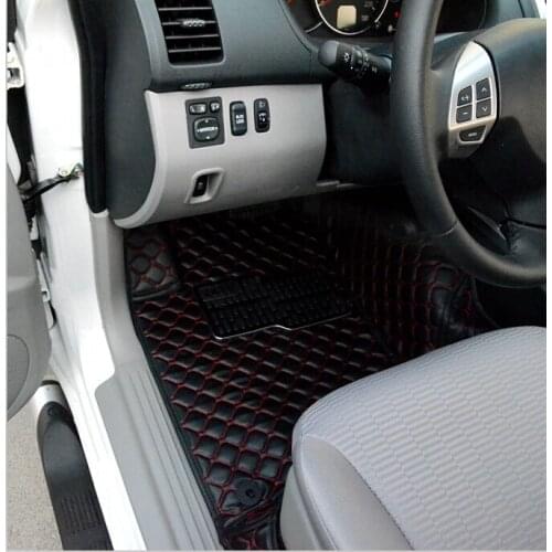 Top quality! Special car floor mats for Mitsubishi Pajero Sport 7 seats 2020 waterproof carpets for Pajero Sport 2019-2016