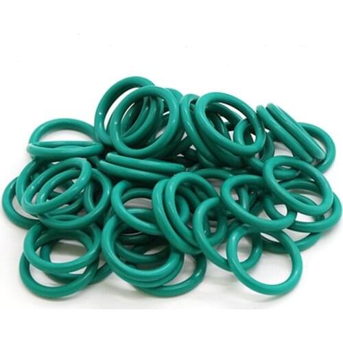 Green fluorine rubber O-ring, outer diameter 10-33, wire diameter 3.1mm, oil resistant, acid and alkali resistant, high temperat