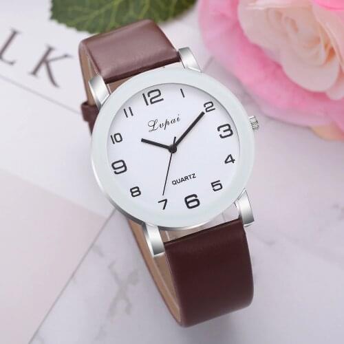 Womens Casual Quartz Leather Band Watch Analog Wrist Watch Women Luxury Bracelet Watch Femme 2020
