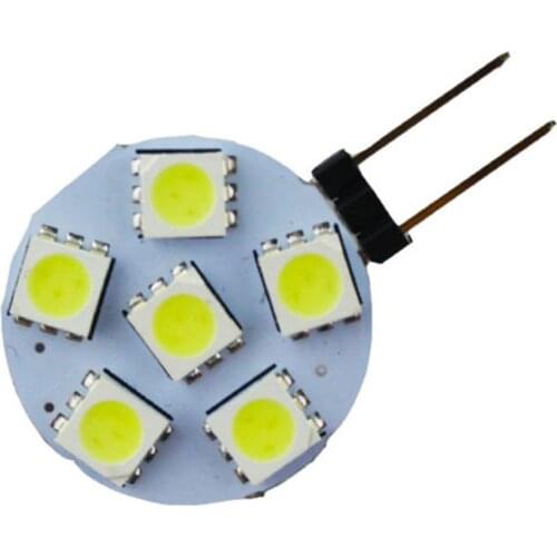 G4 LED Light Bulb 1W DC 12V 5730 6 led 100LM Desk Wall Lamp Night Light White Warmwhite Decorative Brighter LED Bi-pin 10 PCS