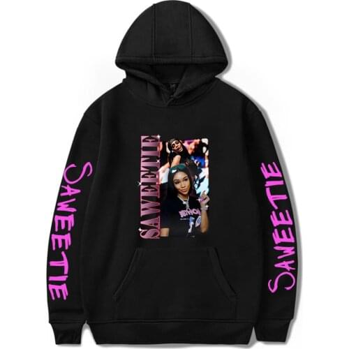 2021 New 2021 Saweetie Hoodie Sweatshirts Men Women Print Pullover Unisex Harajuku Tracksui