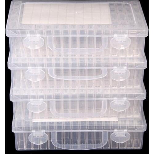 256pcs Diamond Painting Tools Accessories Storage Box Beads Container Diamond Embroidery Stone Mosaic Convenience Box