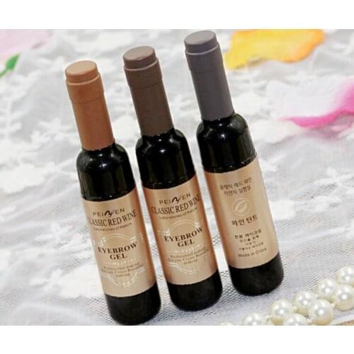3 Pcs Eye Makeup Red Wine Peel Off Eye Brow Tattoo Tint Waterproof Long-lasting Dye Eyebrow Gel Cream Mascara Make Up Cosmetics