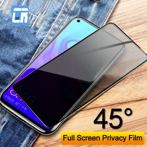 Anti-Spy Tempered Glass Screen Protector for Huawei Nova 4 3i 3E 2i 5t 6 Y9 2019 Privacy Glass for Huawei Honor 10 9 8C 8X Film