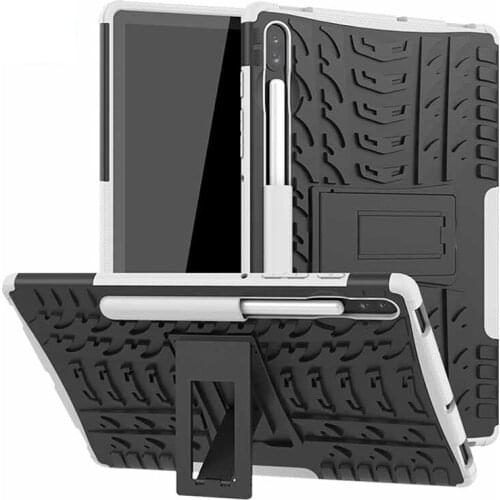 Case for Samsung Galaxy Tab S6 10.5 2019 SM-T860 SM-T865 Stand Cover Shockproof Rubber Bumper Dual Layer Armor Cover