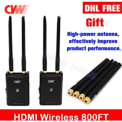 CVW SWIFT 800ft Wireless Video Transmission System HDMI HD Image Wireless Transmitter Receiver Monitor vs hollyland 300