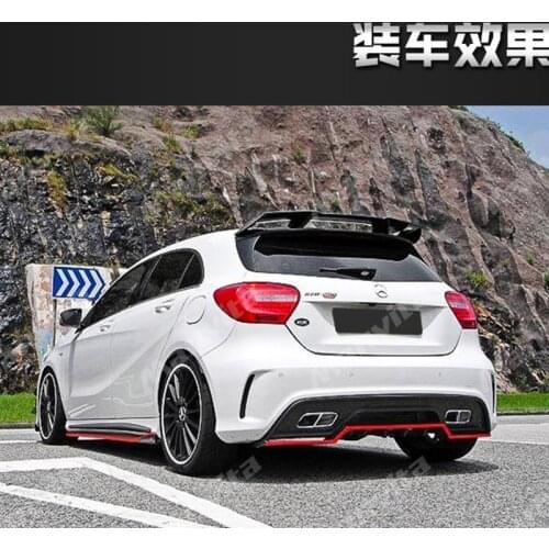 For Mercedes-benz A Class W176 A160 A180 A200 A250 A45 AMG ABS Plastic Gloss Black Color Rear Roof Spoiler Wing Trunk Lip Boot