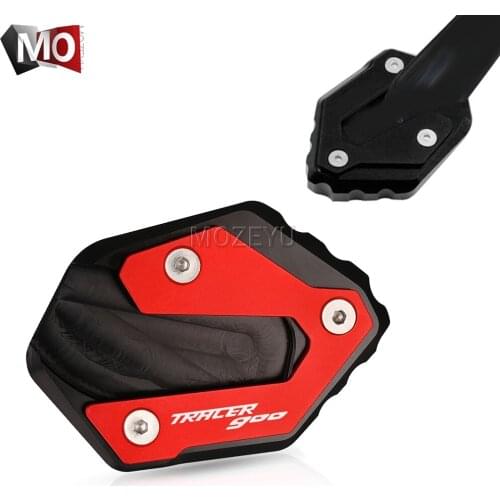 For YAMAHA TRACER 900/TRACER 900 GT 900GT 2014-2021 Motorcycle CNC Kickstand Foot Side Stand Extension Pad Support Plate Enlarge