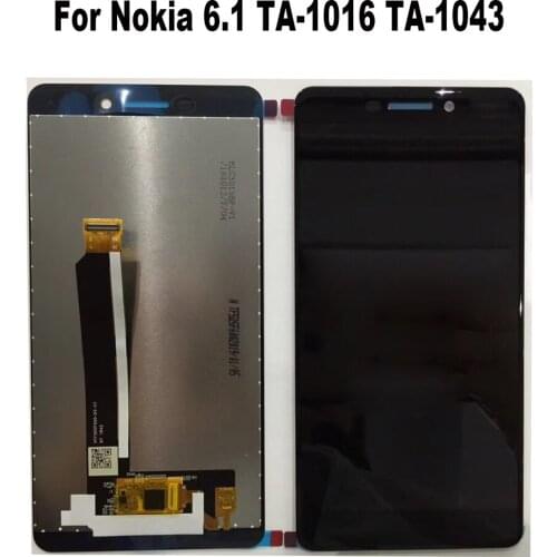 For Nokia 6.1 TA-1016 TA-1043 TA-1045 LCD Display Touch Screen Digitizer Assembly For TA-1054 TA-1050 TA-1068 TA-1089 LCD