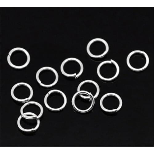 DoreenBeads Steel Silver color Open Jump Rings 5mm(1/4"), sold per lot of 1000 (B16976), yiwu