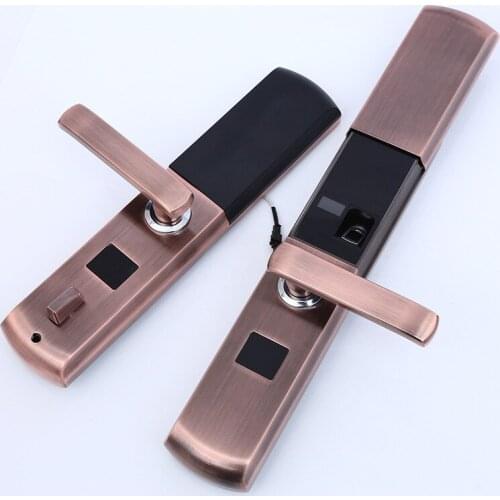 HF Fingerprint Lock Digital Electronic Door Lock Intelligent Lock Password & RFID Card For Home Anti-theft with Waterproof Cover