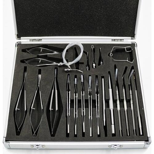 21-piece package stainless steel beauty equipment ophthalmic strabismus equipment package