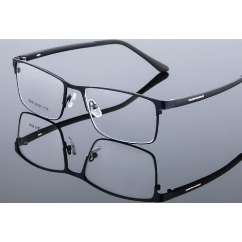 Titanium Alloy Eyeglasses Frame Men Thin Metal Square Myopia Prescription Full Optical Glasses Frames Eyewear Eye