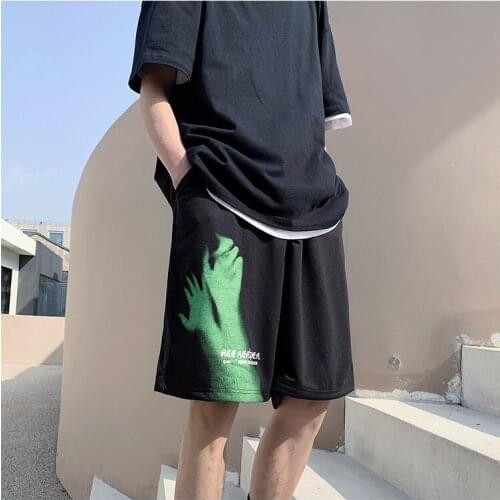 2021 Fashion Printed shorts men Hip Hop Shorts Men Casual Shorts Korean Streetwear Shorts Printed casual shorts shorts for men