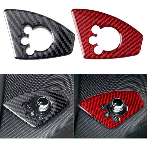 Carbon Fiber Car Interior Door Lock Button Cover Trim For Audi TT 8N 8J Mk1 Mk2 Mk3 TTRS 2008 2009 2010 2011 2012 2013 2014 LHD