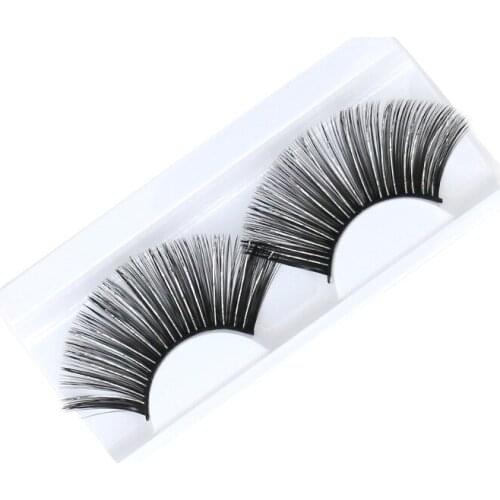 New Black color plus colorful line of wedding arts individual exaggerated false eyelashes makeup KZ054