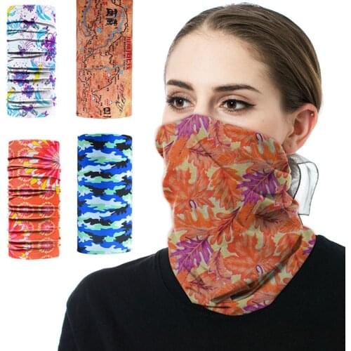 New Fashion Men Women Head Face Neck Sunshade Collar Bandana Scarf Gaiter Tube Sports Headwear Scarf Dustproof Outdoor Fishing