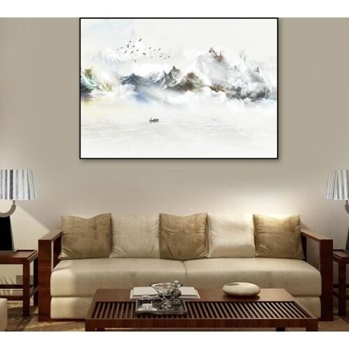 New Chinese style meter box decorative painting special size switch box hidden painting decoration left and right push-pull type