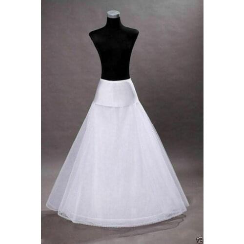 New Spring Design 1 Hoop A-Line Bridal Petticoat Crinoline Wedding Dress Underskirt