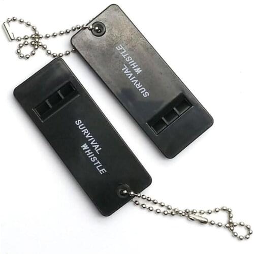 3pcs Plastic Survival Whistle Super Loud Outdoor Emergency Tools Travel Survival Kits Hiking Whistle Children Camping Supplies