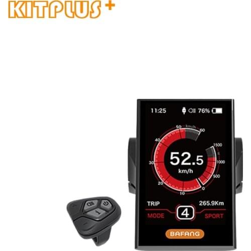 Full Color Display DP-C18 Electric Bicycle Color Screen LCD Display Speedometer with USB Interface For Bafang Mid Drive Motor