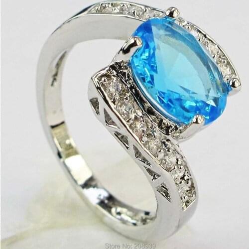 Stunning Fashion 3.8CT Green&Blue Zircon Zircon Heavy Silver Color Ring 1229,46