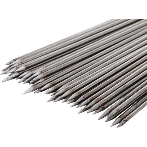 35cm Stainless Steel Long BBQ Skewers Sticks Needle 50pcs Barbecue Kebab Roast Meat Outdoor Kitchen Picnic Utensils Tools