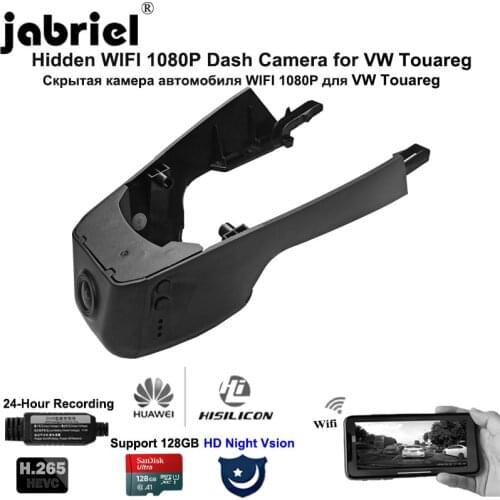 Hidden HD 1080P Wifi 24H car dvr dash camera Car Camera for Volkswagen vw Touareg 2005 2011 2013 2015 2016 2017 2018 2019 2020