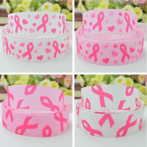 SUPWRF 16 22mm 38 50 75mm Pink ribbon Love Printed grosgrain ribbon hair bow DIY hair accessories decoration 50 Yards B0929