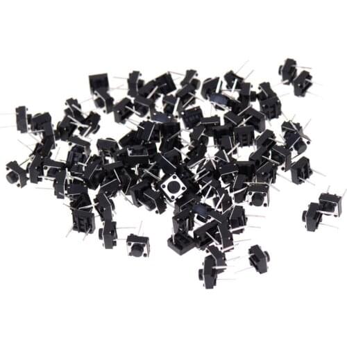 100PCS 2 pins 6*6*5 mm Tactile Push Button Switches