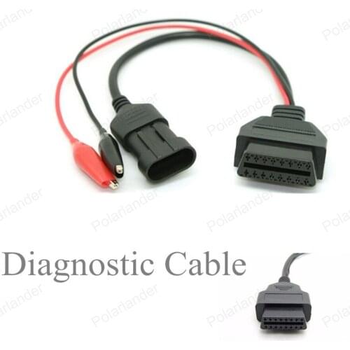 High Quality 3 Pin to 16 Pin OBD2 Interface Adapter for F-iat Diagnostic Adapter Connector Car Diagnostic Cable