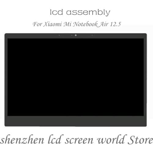 12.5 inch LCD LED Screen Display Matrix Glass Assembly For Xiaomi Mi Notebook Air ips screen NV125FHM-N82 30 pins