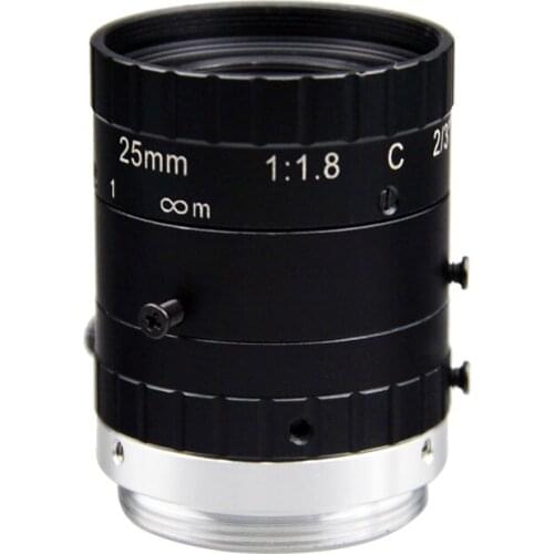 3.0 Mega Pixel C-Mount 25mm 2/3" FA / Machine Vision fixed focal length lenses Industrial camera Lens F1.8 manual Iris CCTV lens