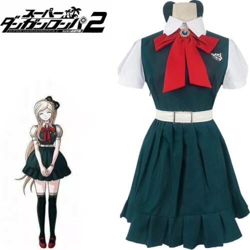 Anime New School Uniform Cosplay Costume Sonia Nevermind Costume Super Danganronpa 2 Anime Costumes love live cosplaySonia