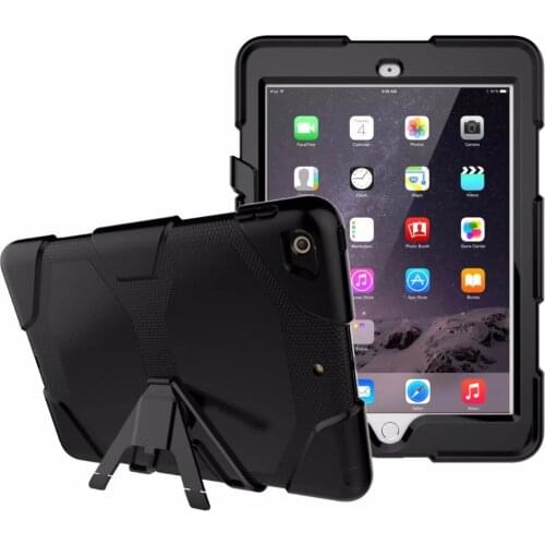 Armor Kickstand Case Funda For Apple New iPad 9.7 2017 Case Cover Tablet Safe Shockproof Heavy Duty Stand Hang Shell Model A1822