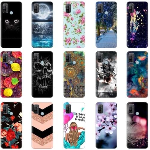 For OPPO A53 2020 Case 6.5" Soft TPU Silicon Back Phone Cover For Oppo A53 A 53 OppoA53 2020 Bumper Painted Cartoon Coque Capa