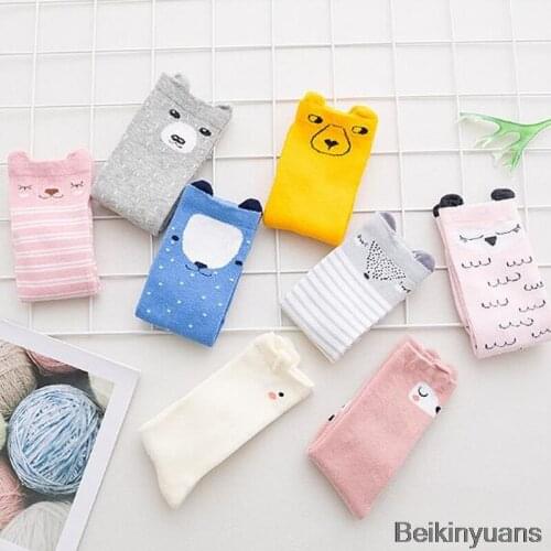 Kids Socks soft cotton children Socks baby breathable cartoon boys and girls Socks autumn and winter children 's gifts warm skid